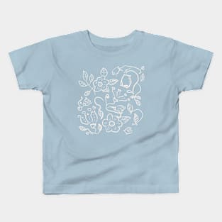 Botanical Pattern 2 (Green) Kids T-Shirt